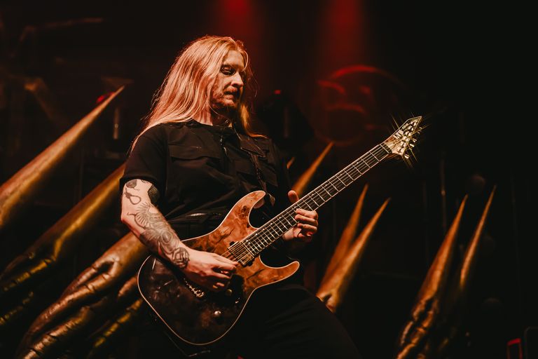 Bleed From Within performing live at AEC Theatre in Adelaide
